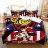 3D Hysteric-Mini Comfortable Duvet Quilt Cover Pillowcase Bedding Set Children Bedroom Decoration Home Textile