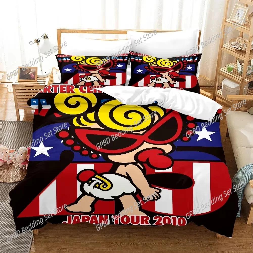 3D Hysteric-Mini Comfortable Duvet Quilt Cover Pillowcase Bedding Set Children Bedroom Decoration Home Textile