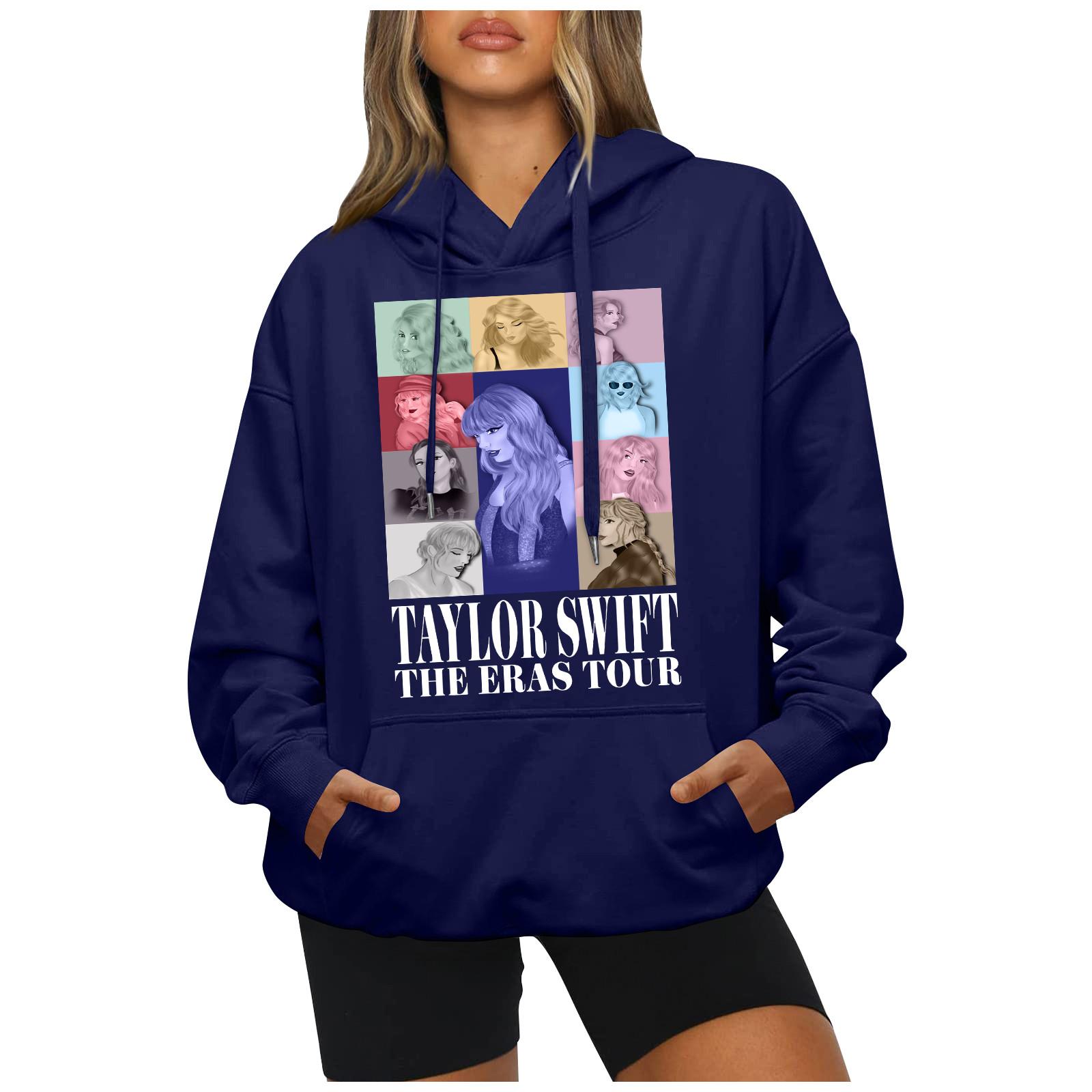 Women s Fashion Loose Casual Daily Long Sleeve Loose Crewneck Sweatshirts Daily Long Sleeve Top Pullover Sweatshirts S