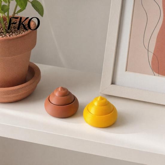 Joke Gift for Friends 3D Printed Poop Stress Relief Toy, Squeeze & Pop Fidget Poop, Creative Novelty Desk Toy Office Home, Prank Adults Gag Coworkers