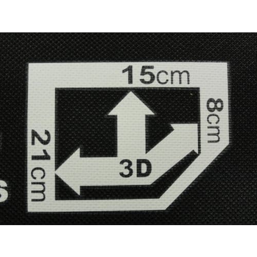 SK11 3D Small Bag, Black, Velcro Closure, Tool Bag, SSB-1521