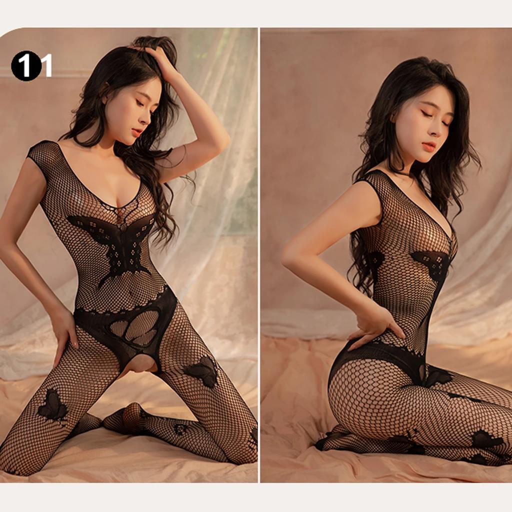 Strumpfhosen mit hoher Taille, Netzstrümpfe für Sex, sexy Porno, weibliche Dessous, Netz-Bondage, erotischer Body, Stretch-Strumpfhose mit offenem Schritt