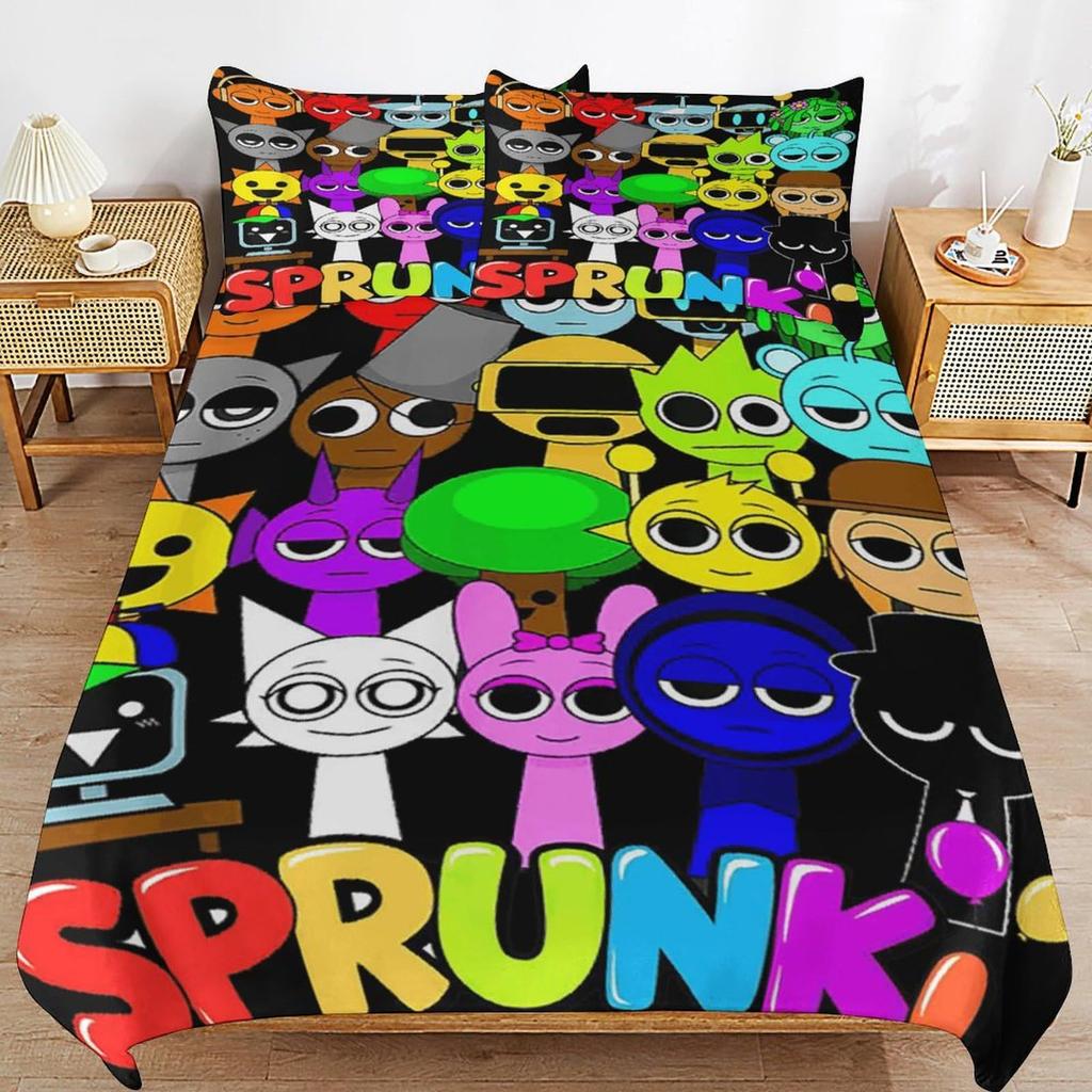 Game Rhythm Box Duvet Set Children And Adolescents Bedroom Decoration Bedding Three-Piece Set