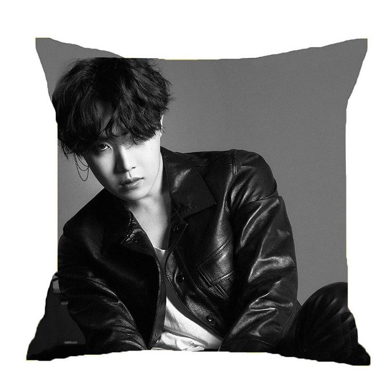 Bts 18 Kpop Bangtan Boys Face Yourself Pfirsichhaut Kissenbezug Kissen Überwurf Black J-HOPE