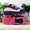 LED Light-Up Roller Shoes: Single/Double Wheel Wheeled Skates for Students