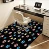 1pc. Cute Paw Print Rug for Home Decor, Office Carpet, Chair Cover, Outdoor Mat, Gift Idea - Colorful Animal Footprint Decoration
