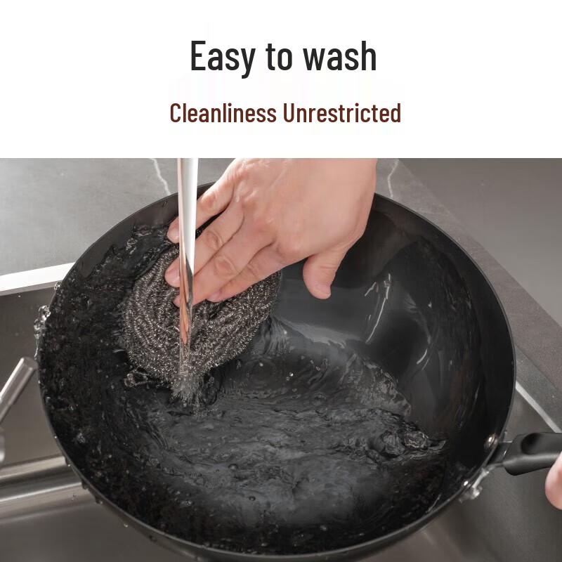 SUPOR Non-Coated Cast Iron Wok