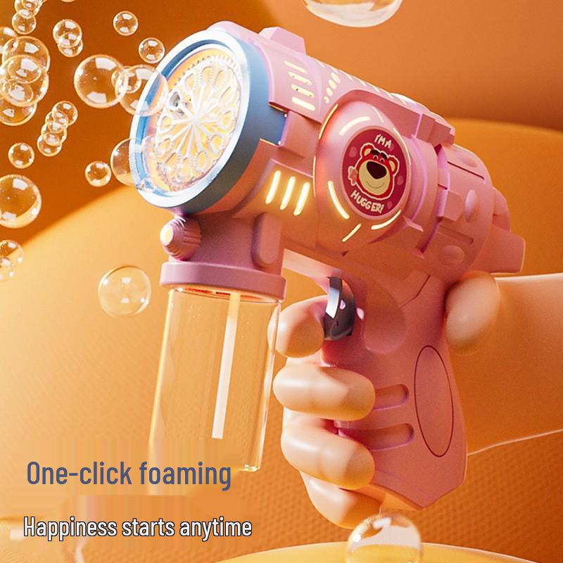 Children's Astronaut Bubble Gun - Automatic Gatling Bubble Machine Toy