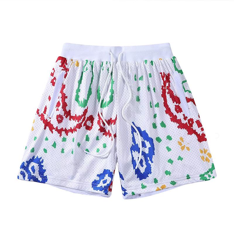 

Мужские летние модные быстросохнущие сетчатые баскетбольные шорты XXL (180-200 lbs)