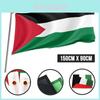 Large 5 X 3 Ft Palestine Flag Vibrant Colors Home Decor For Palestinian Supporters