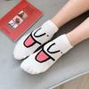 Cartoon Smiley Face Boat Socks for Spring and Summer, Thin Shallow Socks, Trendy Short Socks, and College-style Socks