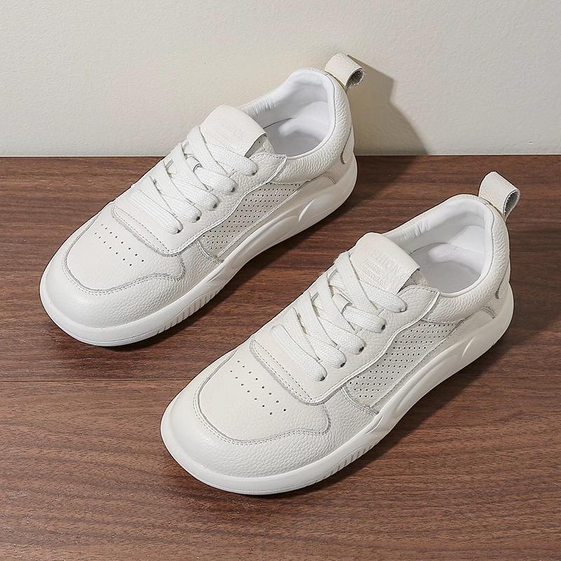 Fashion Women's White Sneakers Spring Summer Fashion Breathable Non Slip Casual Shoes Lightweight Comfortable Cross Tied Outdoor Flats