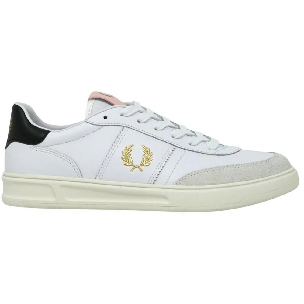 Fred Perry Womens/Ladies Logo Leather Trainers