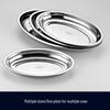 YUTAI 316 Stainless Steel Oval Serving Plate