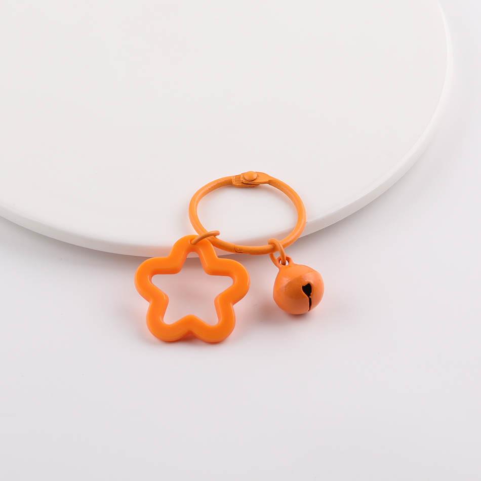 Korean Style Sweet Acrylic Star Keychain Pendant with DIY Perler Beads