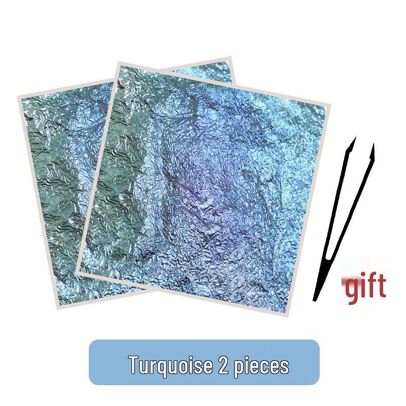 Handmade Colored Gold Foil Paper for DIY Craft and Rock Painting