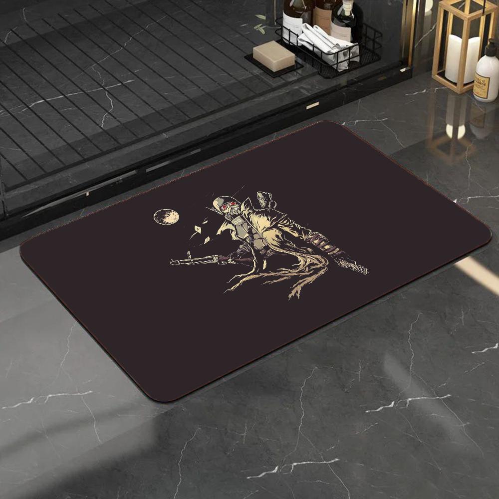 1 szt. Mata łazienkowa Fallout Chłonna Mata Antypoślizgowa Dekoracja Domu Artykuły Dywany Mata na podłogę do kuchni domowej