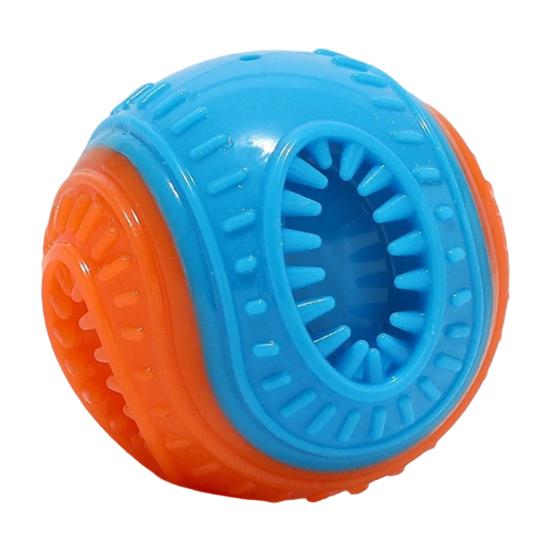 Dog Food Leakage Chew Toy Squeaky Bite Resistant Treat Dispensing Feeder Pet