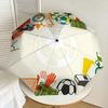 Fußball Sport Thema Regenschirm - Automatisches Öffnen/Schließen, Tragbares Faltdesign, 8-Speichen Eisenrahmen, Outdoor Regenschutz, Ideales Geschenk für