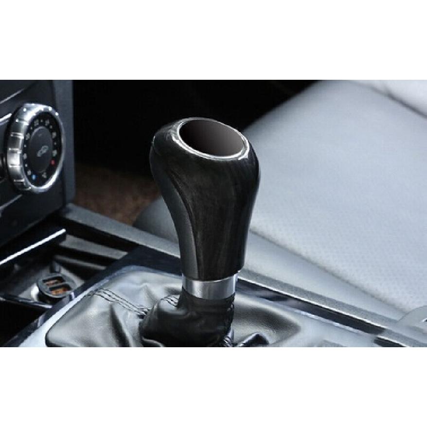 Car Central Console 2013-15 Black Wood Grain For Benz GLK Gear Shift Knob Cover