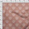oneOone Cotton Flex Brown Fabric Floral Craft Projects Decor Fabric Printed By The Yard 40 Inch