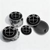 7Pcs Steering Wheel Sticker, Wheel Center Caps, Front & Rear Emblems For BMW M F32 E90 F15 G14 X3E83 E39 X6E71 G82 G21 F07 X5E53