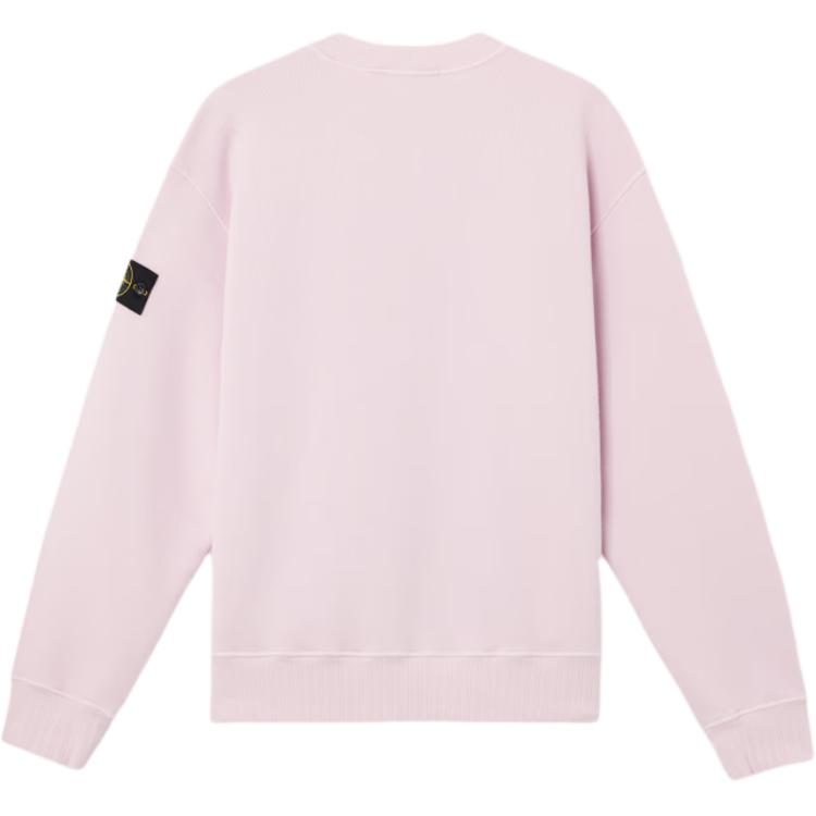 Stone Island Badge Loose Fit Crew Neck Long Sleeve Sweatshirt Men sweatshirt K2S156100021S0210V0080