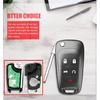 5 Buttons Flip Remote Fob Fits for Chevy Equinox Camaro 2010 2011 2012 2013 2014 2015 2016 2017 Chevrolet Cruze Malibu Impala Sonic GMC Terrain Buick