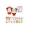 TOP TOY Disney Mickey Family "Sleepy Eyes" Plush Series [1 Piece] Gachapon Blind Box Figure Plastic Model Premium Toy Zootopia Stitch Character