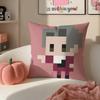 AAce Attorney Cushion Cover Pillowcase Short Plush Invisible Zipper Room Sofa Cushion Cover