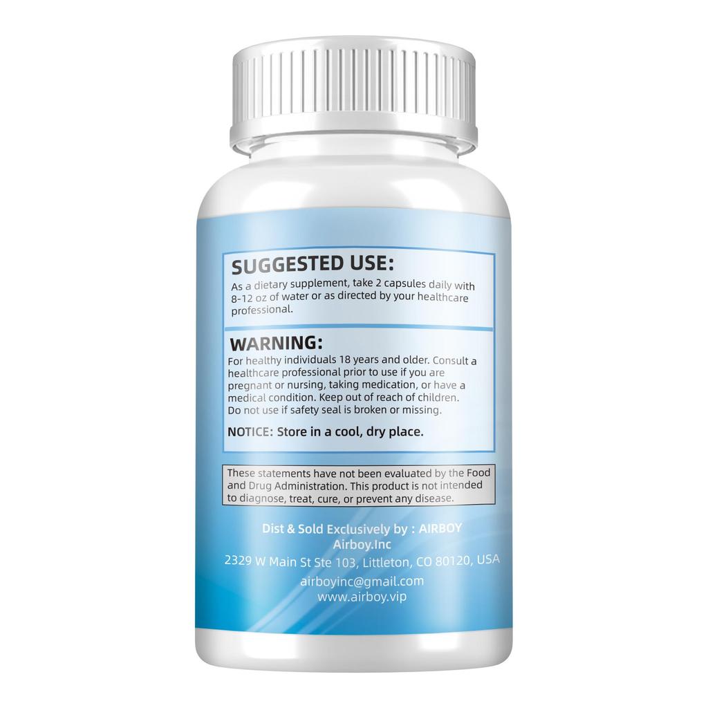 L-Lysine Capsules 500mg-Support Healthy Connective Tissue and Calcium Absorption