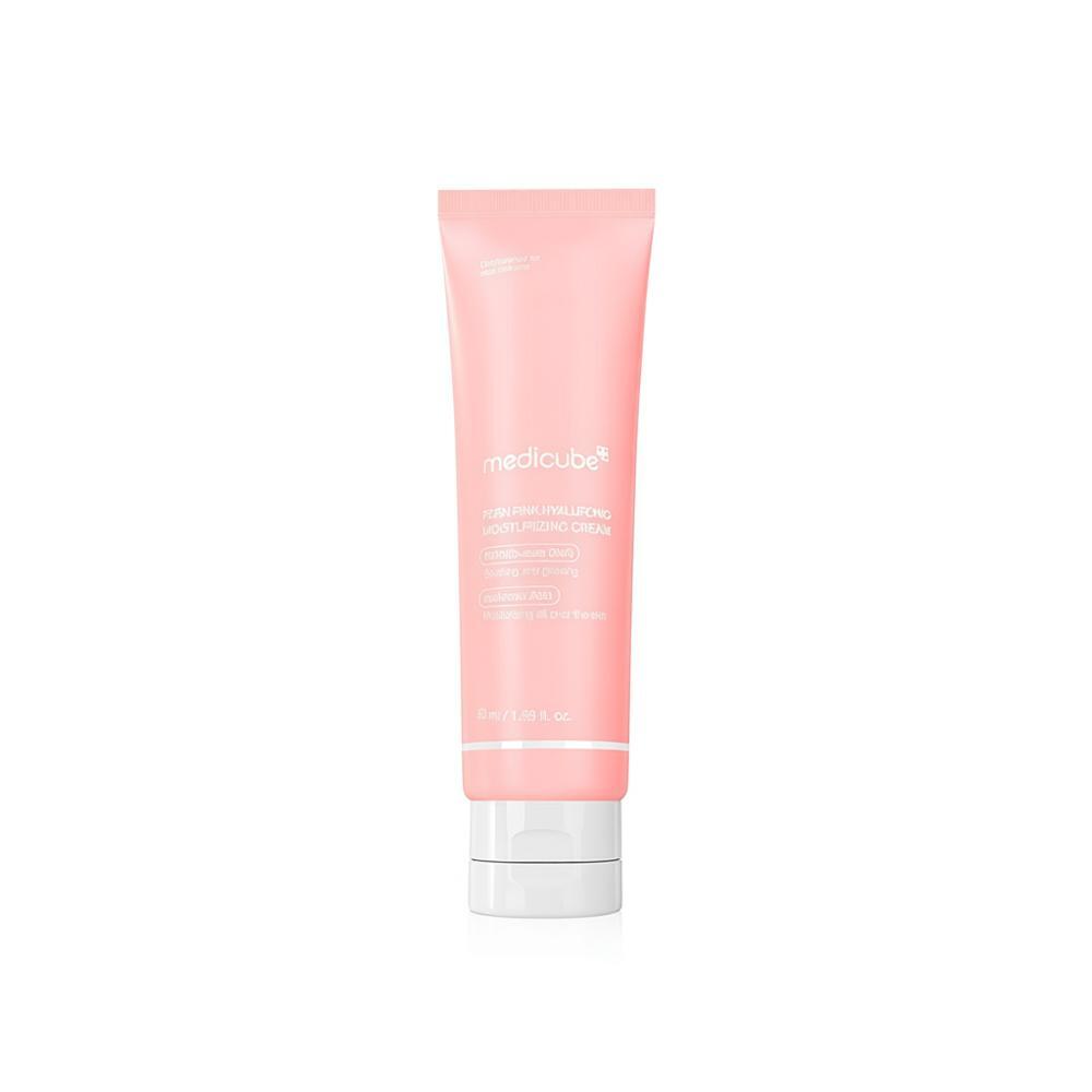 Medicube Hyaluronic Moisture Cream 50ml Double Set  +ampoule 10ml  Pdrn Pink