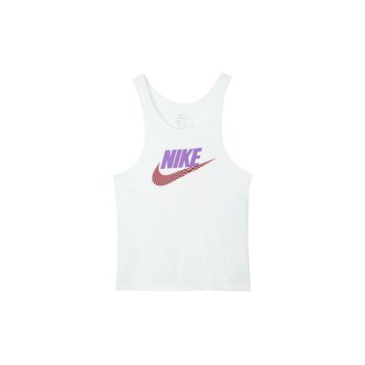 Sportbekleidung Bedrucktes Letter Basketball Tanktop Herren Tops Weiß DD1345-100