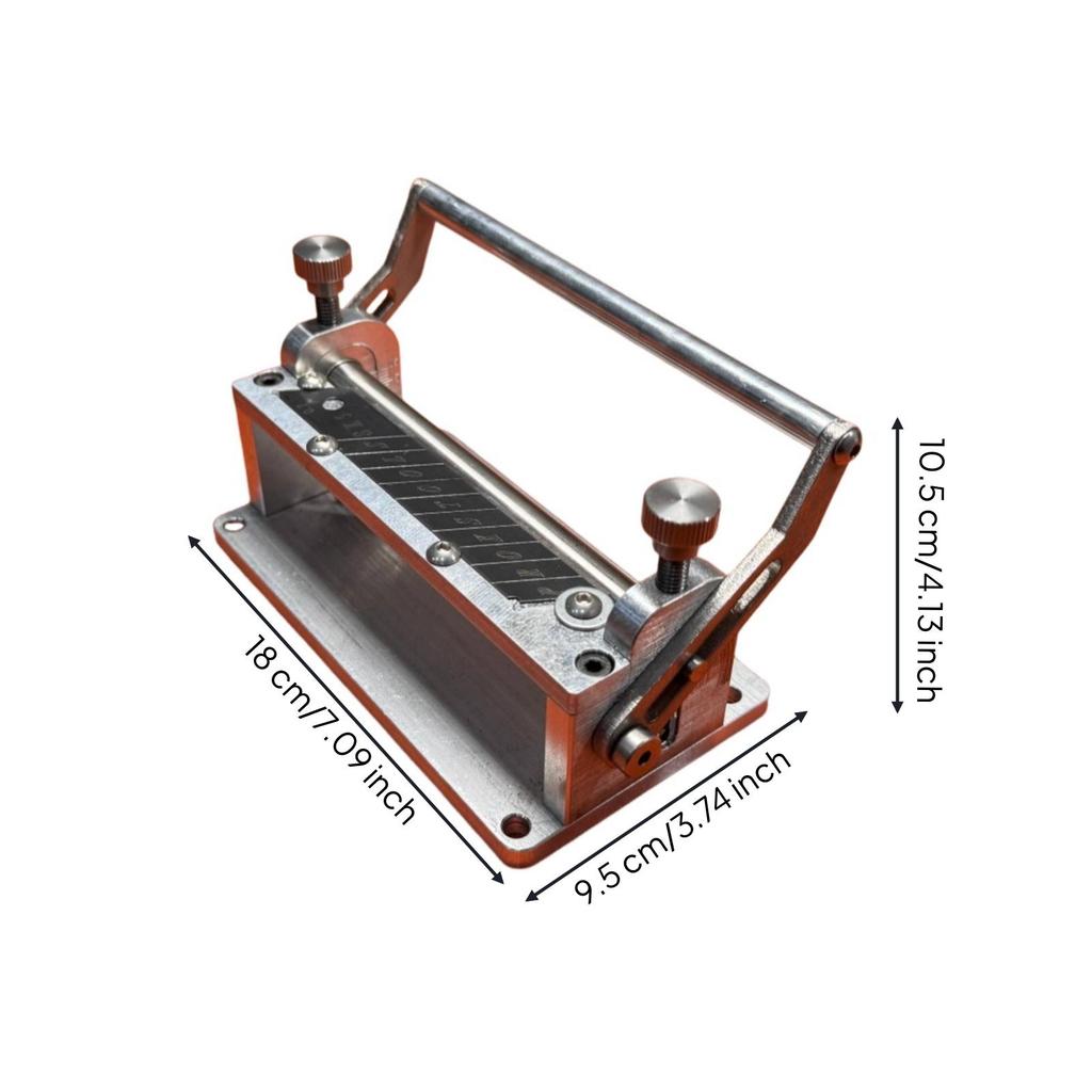 Manual Leather Skiver Splitter Adjustable Thickness Belt Skiving Tool for Craftsmen,