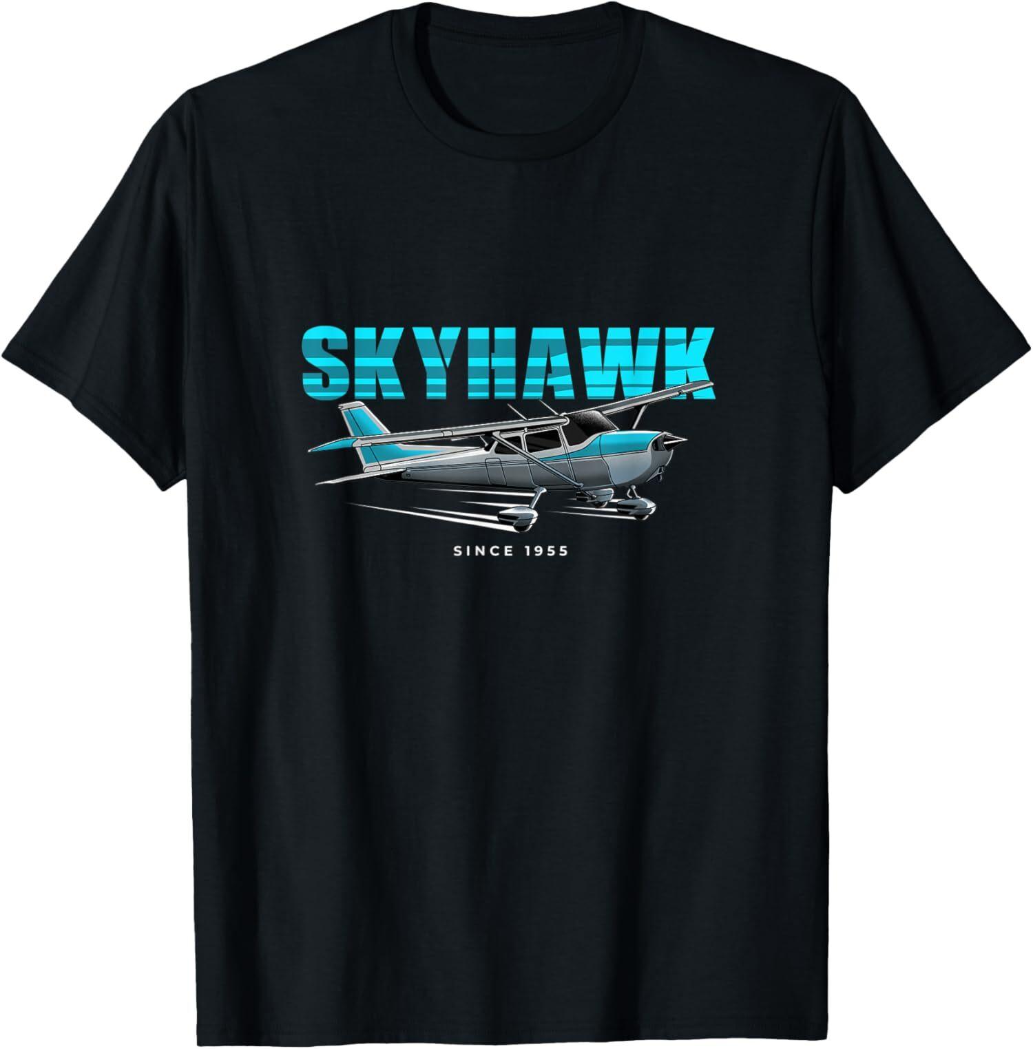 

NEW LIMITED Skyhawk C172 General Aviation Airplane Aircraft T-Shirt Mens Womens Tees Top Tops Tee 4XL