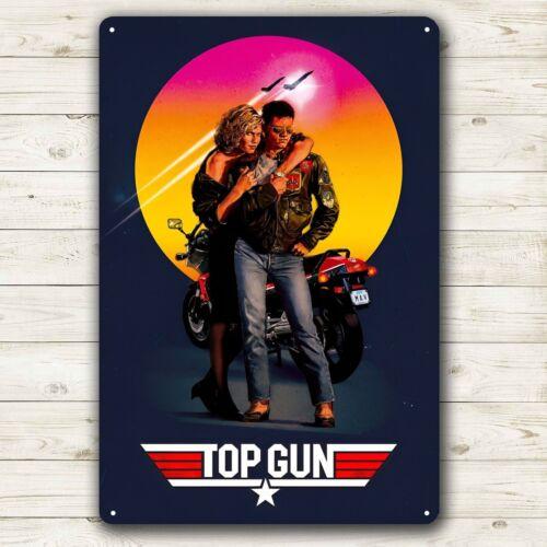 Top Gun Tom Cruise Movie Metal Poster Tin Sign - 20x30cm Collectable Plate sign sign 20X30CM