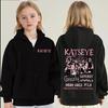 Kleinkind Mädchen Kleidung Mädchen Gruppe Katseye Reißverschluss Hoodie Jungen Mode Lässig Sweatshirt Film Neu Kinder KATSEYE Zip UP Kapuzenoberteile