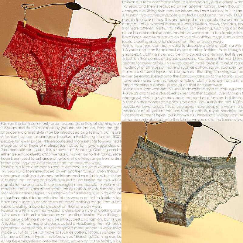 Hochwertige Damenhöschen Transparente Unterwäsche Frauen Spitze Weiche Slips Sexy Dessous Dessous