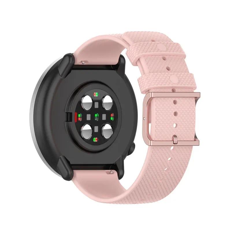 For Samsung Galaxy Watch 3/46mm/42mm/Active 2/Gear S3 Frontier Silicone Bracelet Huawei Watch GT/2/2E/Pro Strap