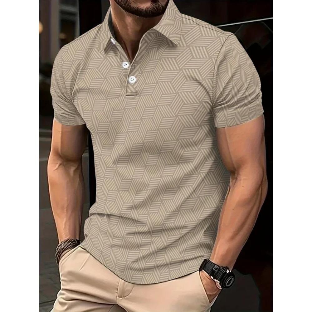 

Men s American New Summer Outdoor Camouflage Color Blocking Lapel Pocket Button POLO Shirt Short Sleeves 3XL хакі