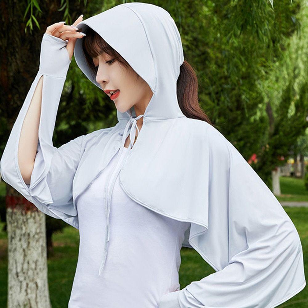 

Anti-UV Women Sun Hat Sun Protection Summer Sunscreen Hat Fisherman Cap Neck Flap Cap Cycling серый