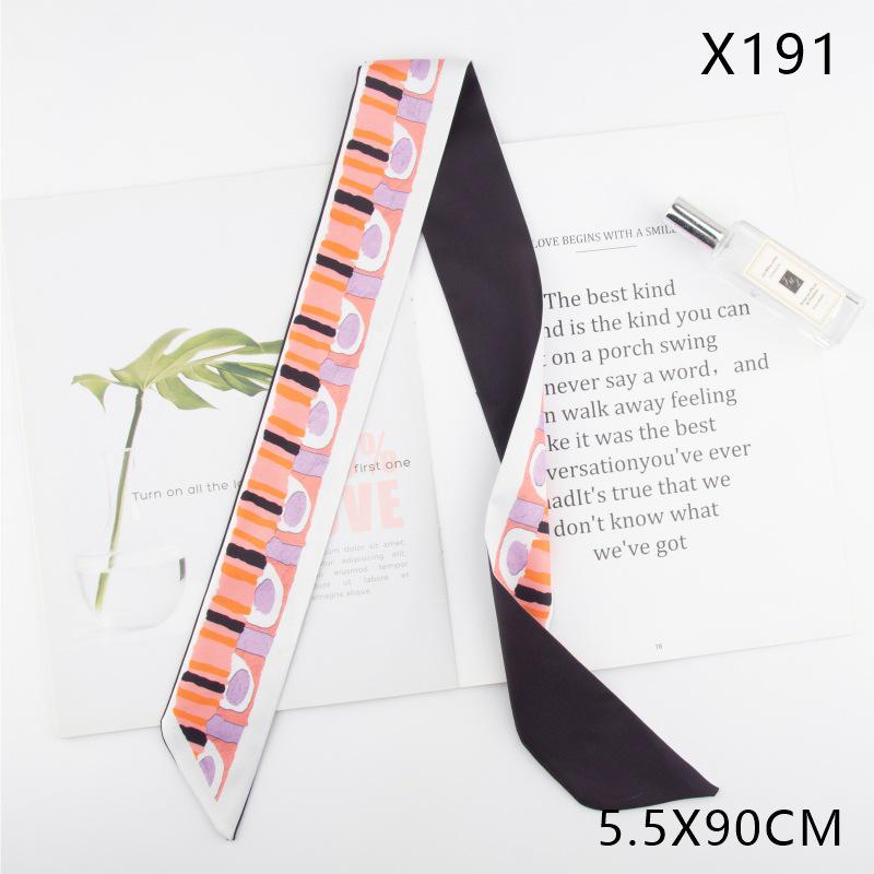 Versatile Vintage Silk Scarf: Hair Tie, Headband, Bag Accessory