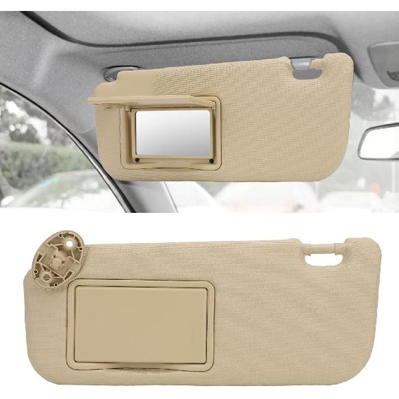 

Sun Visor Front Left Driver Side Beige Sun Shielding Visor for Vehicle Enhanced Safety