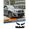 For BMW X1 U11 U12 2023 2024 M Sport Front Bumper Spoiler Lip Car Lower Splitter Blade Protector Plate Body Kit Car Accessories