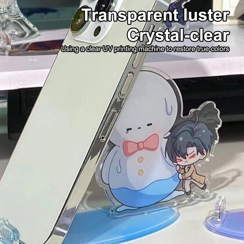 Q-Version Love And Deepspace Phone Stand Complete Set Of Acrylic Exquisite High Beauty Cute Thickened Desktop Decor Girl Gifts