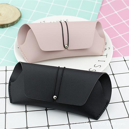 Soft Bag Glasses Case, Pressure-Resistant Sunglasses Case, Leather Portable Sunglasses Case, Storage Case.