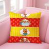 Cute Funny Russian Cartoon KKidECats Cushion Cover Pillow Case Soft Skin Friendly Fabric  Concealed Zipper