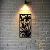 Vintage Iron Floral Wall Art Metal Blossom Plaque Home Decor Gift
