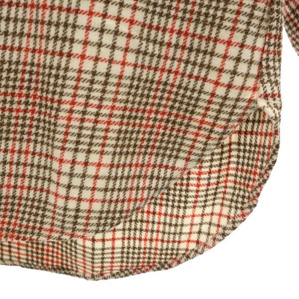 PENDLETON 70s Wool Vintage Made In USA Check Pattern Long Sleeve Shirt M Men's Used