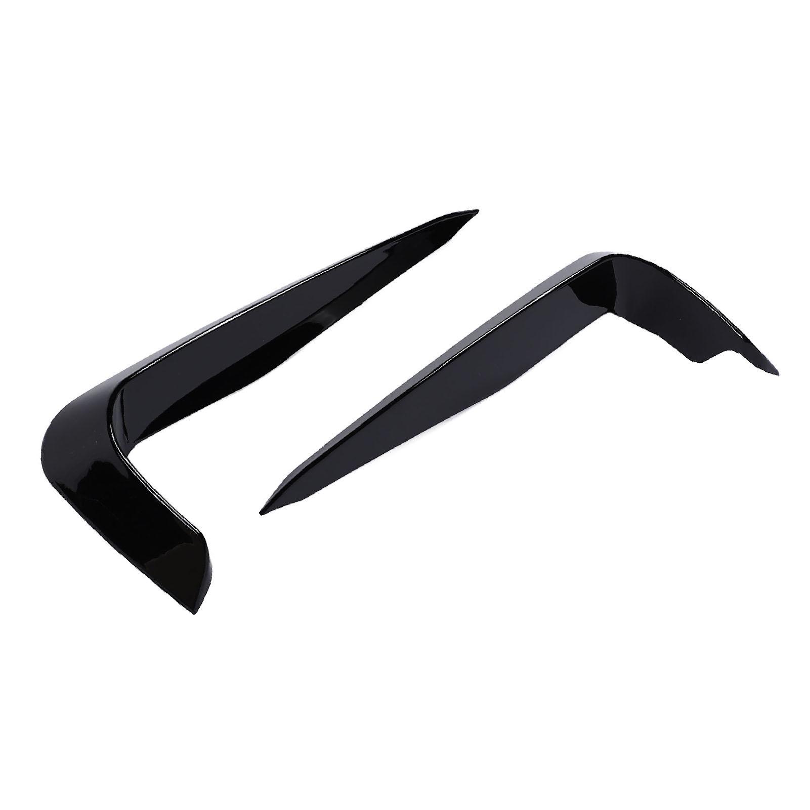 2 Pièces Spoiler Coupe-Bordure Aérodynamique Latéral pour Pare-Chocs Avant Série 3 E90 E91 M Sport Pré-LCI 2005 à 2008